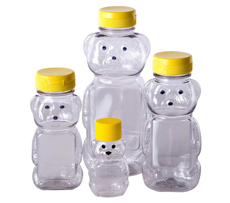 Bear Plastic Honey Bottle - each