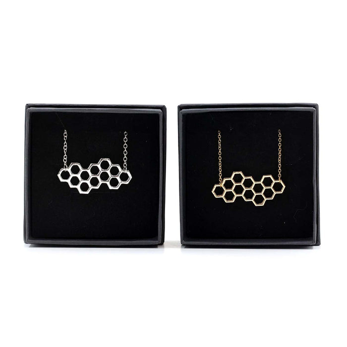 The Bee Works Small Honeycomb Necklace