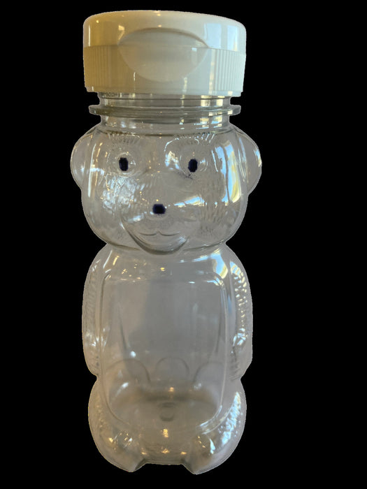 8oz bear with white lid