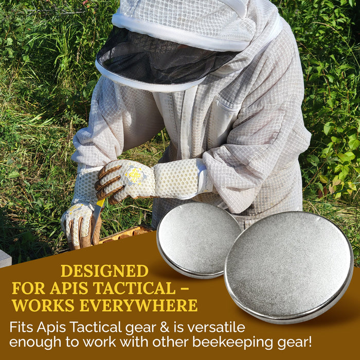 Apis Tactical - Neodymium Magnet Accessory Kit - N52 Small, Circular Magnetic Discs - Strong Magnets 6 Pack
