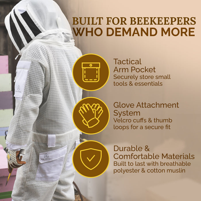 Apis Tactical PRO Full-Length Beekeeping Suit