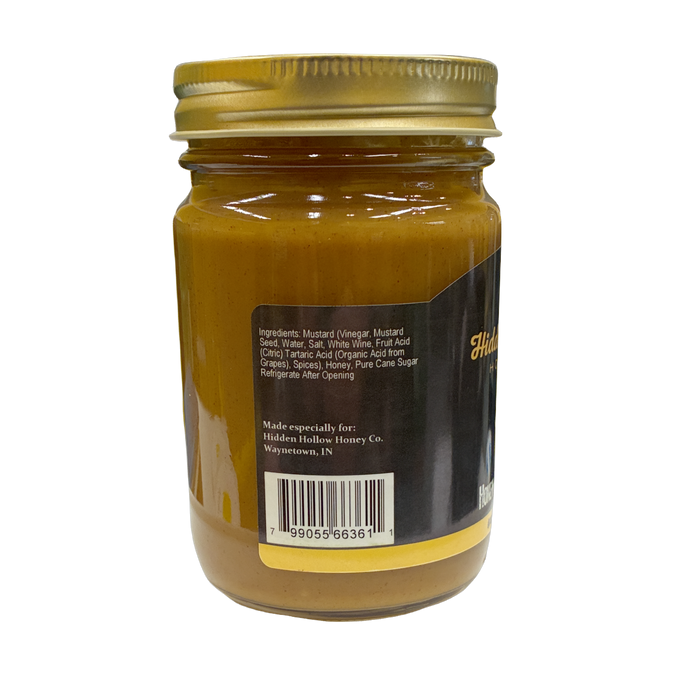 Honey Dijon Mustard 14oz | Hidden Hollow Honey