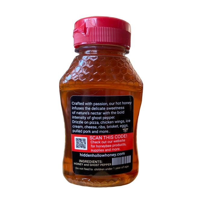 Hot Honey story back label