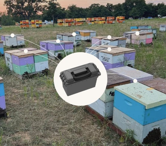 The Bee Army Control Unit with Solar Power and Battery - Wifi Only