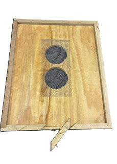 Double Screen Bottom Board - 10-frame