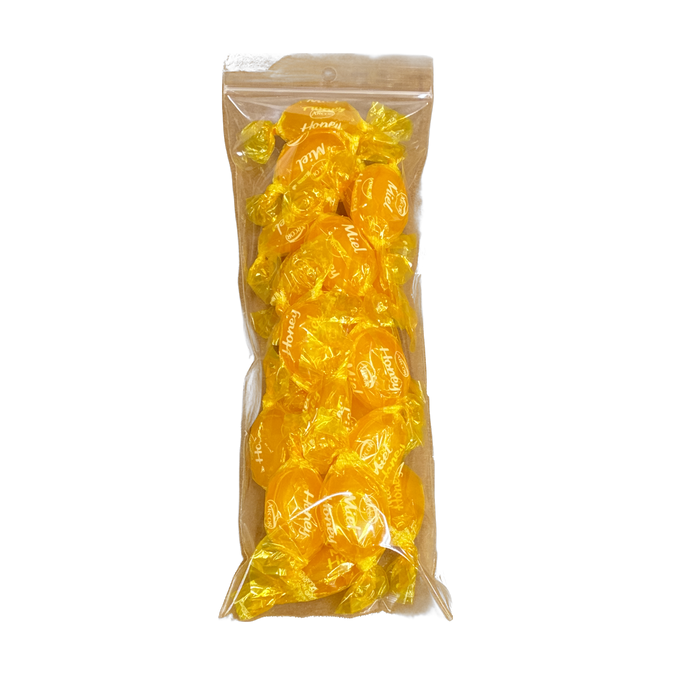 Honey candy 3 oz bag, back