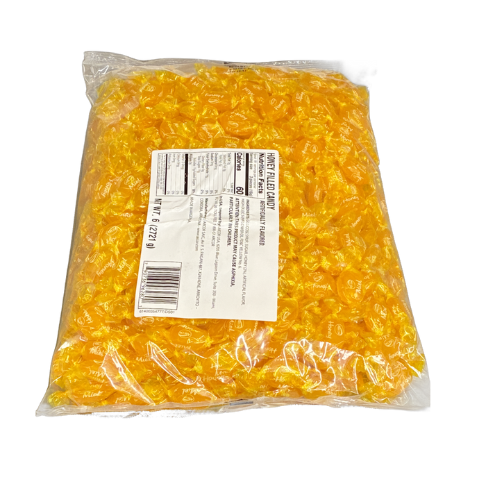 Honey candy 6 lb bag, front