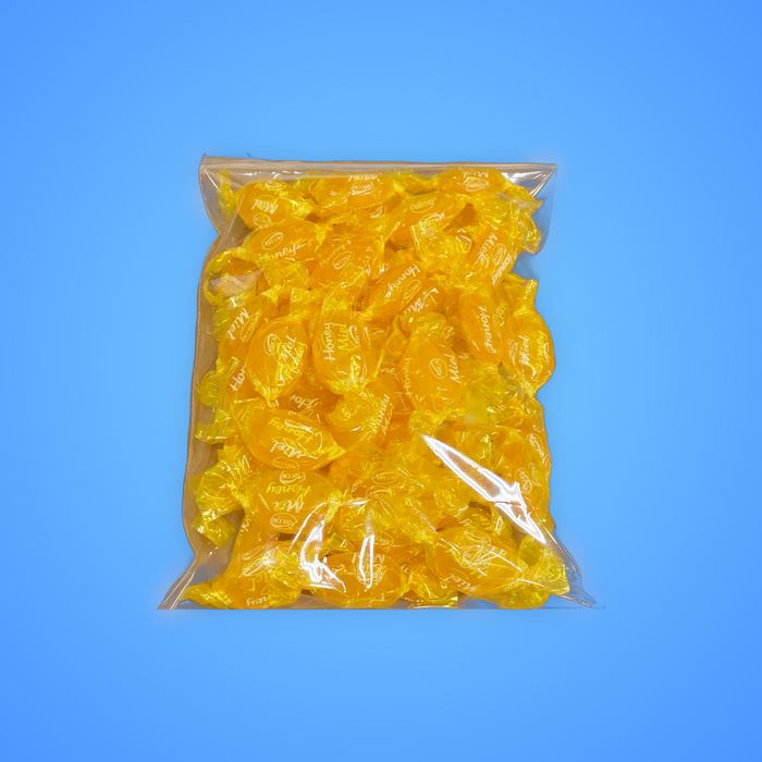 Honey candy 8 oz bag, back