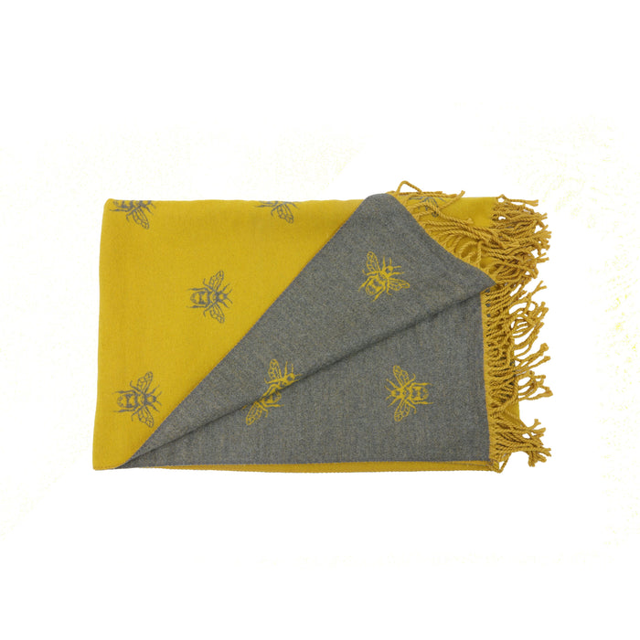 The Bee Works | Bee Print Double Sided Scarf